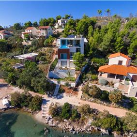 5 bedroom villa with heated infinity pool and sea views near Milna, Brac Island, sleeps 10